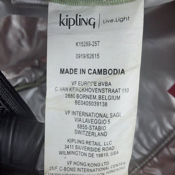 Bag Kipling KICHIROU FLEX Pink Gold - Used - Classic Everyday Style - FAST SHIP - Picture 10 of 15